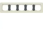 Gira Abdeckrahmen 5-fach E3 Sand/Anthrazit 0215427