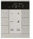 Busch-Jaeger HVAC/CO2-Ger&auml;t, 6fach BE, alusilber SBC/U6.0.11-83