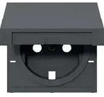 Gira Abdeckung SCHUKO-Steckdose KD System 55 Anthrazit 492228