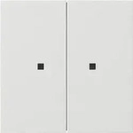 Gira KNX RF Bedienaufsatz 2-fach Reinwei&szlig; 5107112
