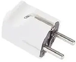 Bachmann Schuko-Stecker weiss 910.270