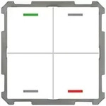 MDT BE-TAL6304.01, MDT Taster Light 4-fach mit Busankoppler studiowei&szlig;...