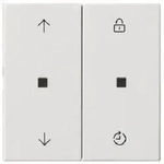 Gira eNet Funk Bedienaufsatz Memory Pfeile System 55 reinwei&szlig; gl&auml;nzend 549203