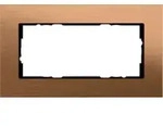 Gira Abdeckrahmen 2-fach ohne Mittelsteg Gira Esprit Br onze 100238