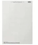 Gira Beschriftungsbogen Tastsensor 2plus 38x36mm 108900