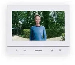 DoorBird IP Video Innenstation A1103 Polar White Edition wei&szlig;er Displayrahmen
