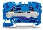 WAGO Durchgangsklemme 0,5-6/10qmm blau, 2L 2006-1204