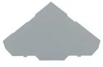 WAGO Abschlu&szlig;platte grau 280-319