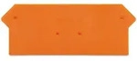 WAGO Abschlu&szlig;platte orange, 2,5mm dick 280-317