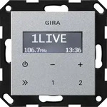 Gira UP-Radio RDS ohne Lautsprecher Aluminium 228426