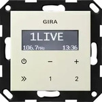 Gira UP-Radio RDS ohne Lautsprecher cremewei&szlig; 228401