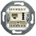 Busch-Jaeger UAE-Anschlussdose 8(6)/TAE 6F+N Auslass gerade UAE86TAE6F+N