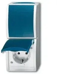 Busch-Jaeger Kombination Steckd.+We.schalter 2601/6/20 EW-53