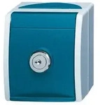 Busch-Jaeger Schuko-Steckdose ocean Einheitsschloss 20EWSL-101-53
