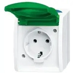Busch-Jaeger Schuko-Steckdose ocean SV mit Namensschild 20EWN-13-53