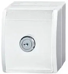 Busch-Jaeger SCHUKO Steckdose ocean alpinweiss IP44 20EWSL-101-54