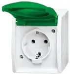 Busch-Jaeger SCHUKO Steckdose ocean IP44 alpinwei&szlig; 20EWN-13-54