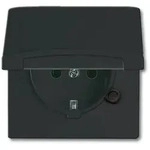 Busch-Jaeger Schuko-Steckdoseneinsatz IP44 anthrazit 20 EUGK-35-101