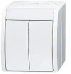 Busch-Jaeger Serienschalter 2601/5 W-54