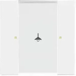 Busch-Jaeger Bedienelement 1/2-fach programmierbar mit Beschriftungsfeld 6125/02-84