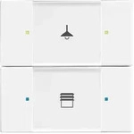Busch-Jaeger Bedienelement 2/4-fach programmierbar mit Beschriftungsfeld 6126/02-84