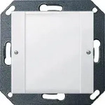 Gira Tastsensor 2 1-fach Beschriftungsfeld System 55 / E22 transparent weiss 2001100