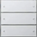 Gira KNX Tastsensor 3 Komfort 3-fach Fl&auml;chenschalter Reinweiss 2033112