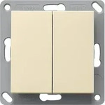 Gira Funk-Wandsender batterielos 2-fach cremewei&szlig; 242201