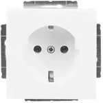 Busch-Jaeger Schuko Steckdosen-Einsatz 2P+E, 16A, 250V, schwarz &ndash; 20 EUC-84