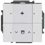 Busch-Jaeger Tastsensor 2-fach mit integriertem Busankoppler 6126/01-84