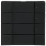 Busch-Jaeger Bedienelement 4/8-fach programmierbar mit Beschriftungsfeld 6127/02-885