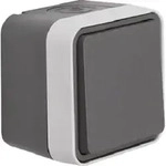 Berker 30763505, Berker Wechselschalter AP grau 30763505