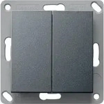 Gira Funk Wandsender batterielos 2-fach System 55 Anthrazit 242228