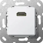 Gira HDMI Gender Changer Reinwei&szlig; 566903