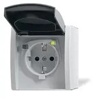 Busch-Jaeger FI-SCHUKOMAT Einsatz grau AP IP44 3120 EWB-53