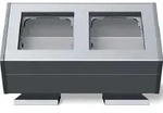 Gira Profil 2-fach Profil 55 aluminium mit Befestigung 119226
