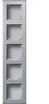 Gira Profil 5-fach Profil 55 aluminium 136426