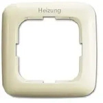 Busch-Jaeger Rahmen 1-fach Duro 2000 SI Aufdr. Heizung weiss 2511JH-212