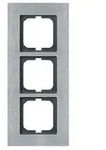 Busch-Jaeger Rahmen 3-fach carat edelstahl 1723-860