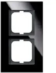 Busch-Jaeger Rahmen 2-fach carat Glas schwarz 1722-825