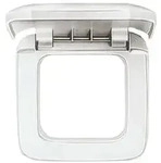 Busch-Jaeger Rahmen Klappdeckel Reflex SI 1-fach alpinweiss 2518-214