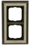 Busch-Jaeger Rahmen 2-fach carat edelstahl 1722-860