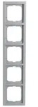 Busch-Jaeger Rahmen 5-fach future linear alusilber 1725-183K