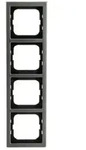 Busch-Jaeger Rahmen 4-fach pur edelstahl 1724-866K