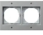 Gira Abdeckrahmen 2-fach Aluminium TX44 021265