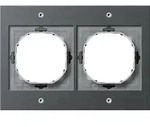 Gira Abdeckrahmen 2-fach anthrazit TX44 021267