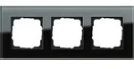 Gira Abdeckrahmen 3-fach Schwarzglas Esprit 021305