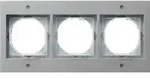 Gira Abdeckrahmen 3-fach Aluminium TX44 021365