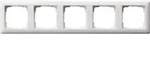 Gira Abdeckrahmen 5-fach rws/mt bruchsicher 021504