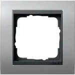 Gira Abdeckrahmen 1-fach Aluminium -fachanth.ZL,bruchsich. 021106